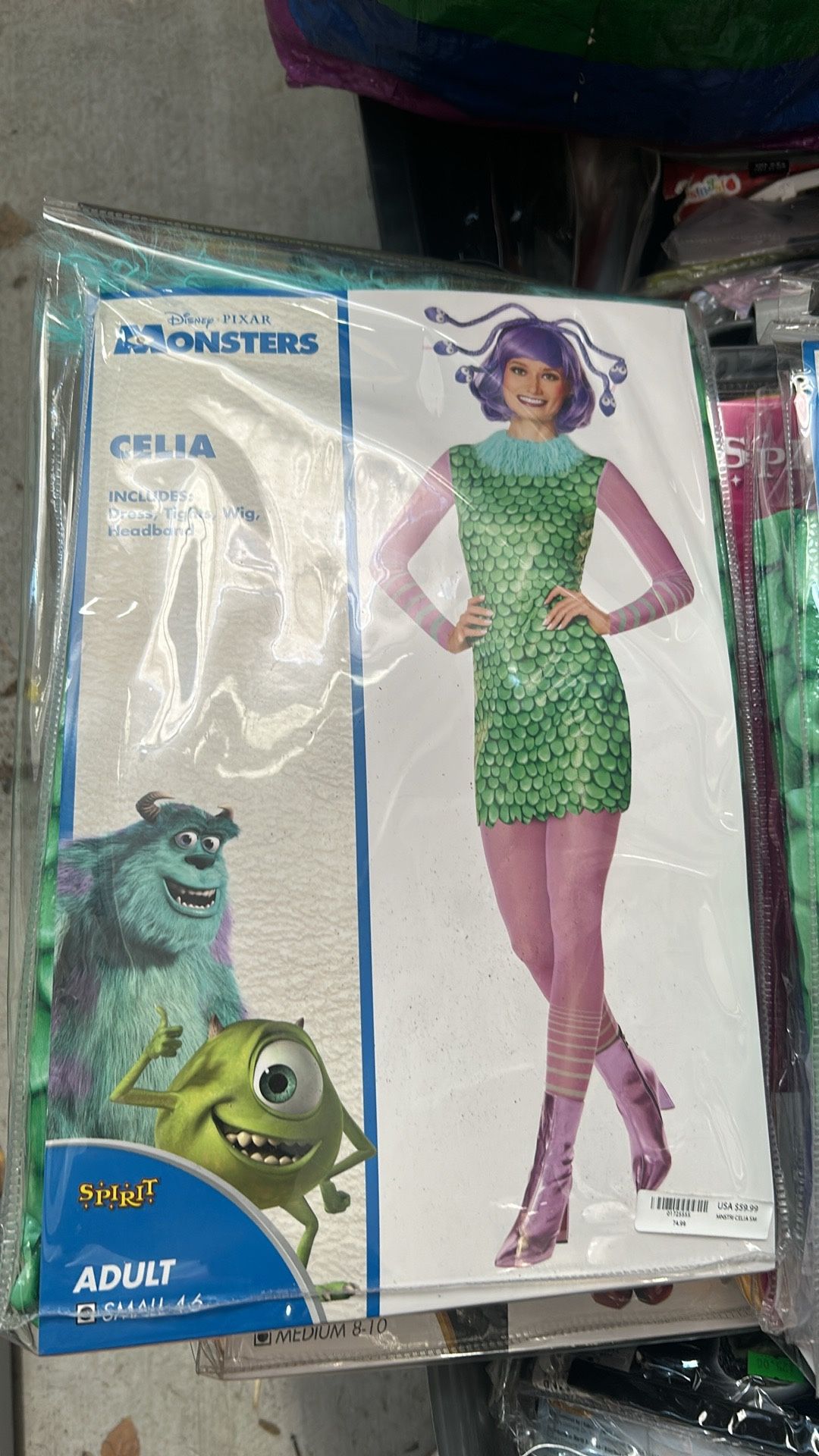 Monsters Inc Celia - Halloween Costumes - New