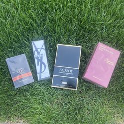 Men cologne: Bad Boy, Baccarat, YSL, Stronger with You