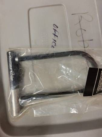 Brand new KRYPTONITE silver anniversary HEAVY DUTY BICYCLE LOCK BY paid $79
