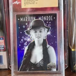2024 Marilyn Monroe LEAF ICONS BASE PRE-PRODUCTION PROOF PRISMATIC PURPLE MARILYN MONROE - 17 1/1