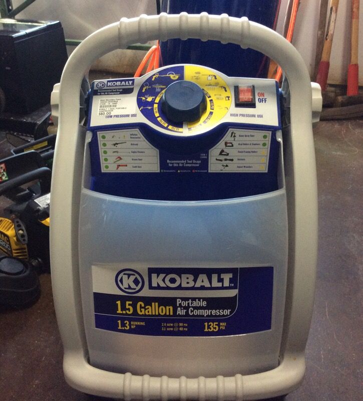 Kobalt 1.5 Gallon Portable Air Compressor for Sale in Kernersville NC OfferUp