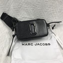 Marc Jacobs Colorblock Snapshot Crossbody bag Black