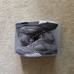 ✅Jordan 5 Grey Wolf Size 11