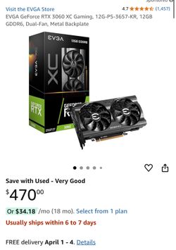 RTX 3060 XC 12gb
