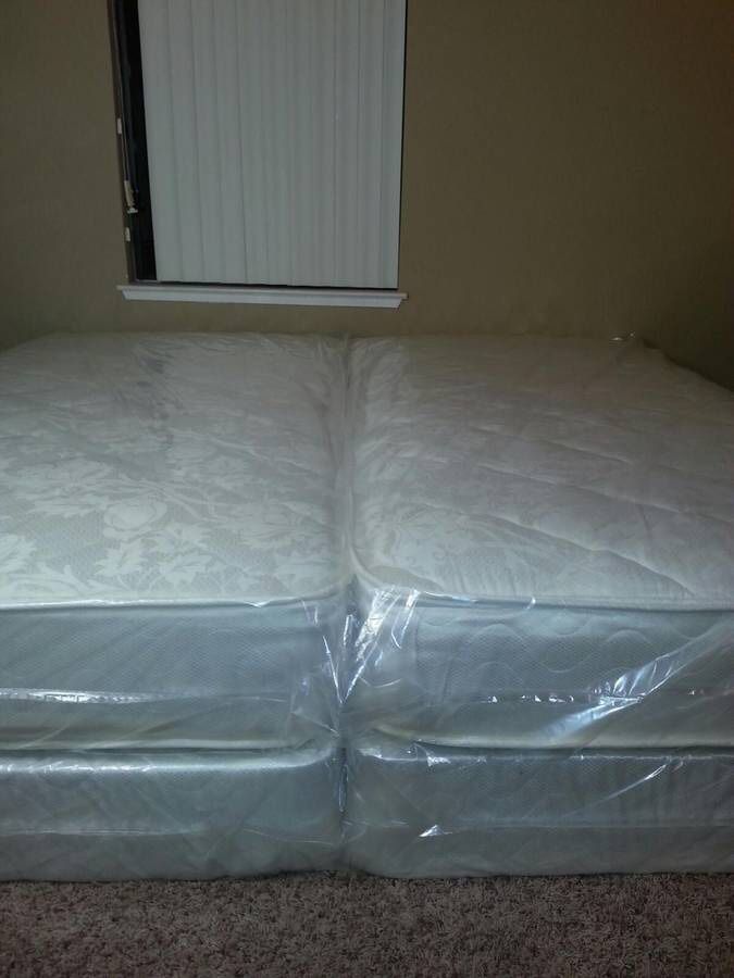 2 new twin mattress and box spring available. Delivery is available