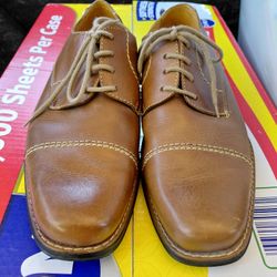 Sandro Moscoloni Brown Leather Men's Shoes Size 9