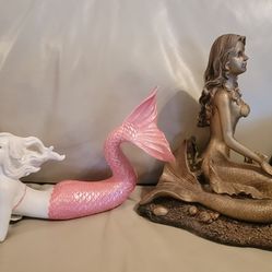 Set of 3 Mermaid Figurines 