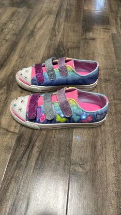 Girls Light up Canvas Shoes - Size 3 (Y) - Air Walk
