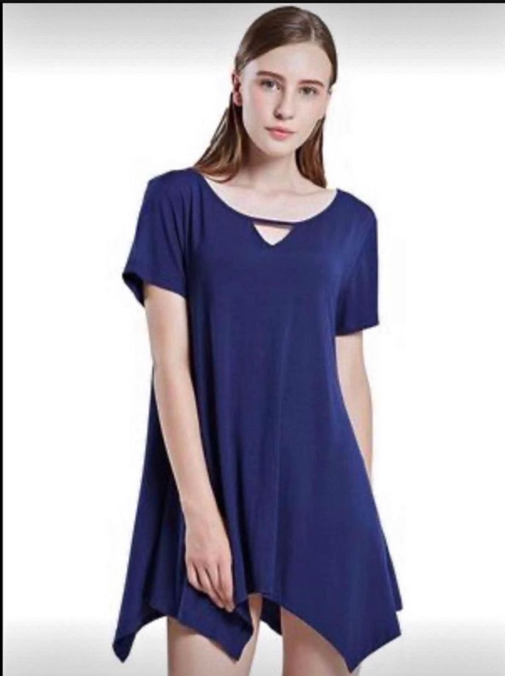 Brandnew Sleepwear Women's Nightshirts Scoop Neck Sleep Shirt Size(XL,2XL)