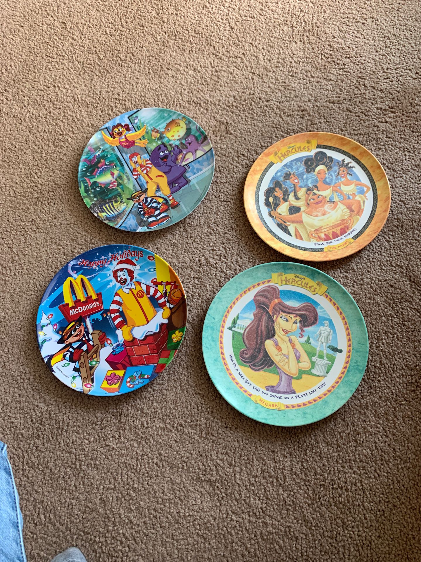 McDonald’s/Hercules Disney Plates