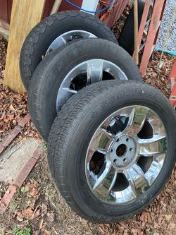 2015 2018, Chevy Tahoe rims and tires