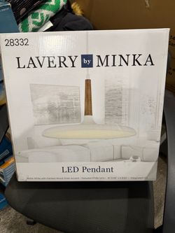 Lavery by Minka LED Pendant Light – Matte White