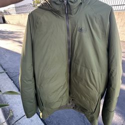 REI Men's XL Goose Down Jacket Forest Green 