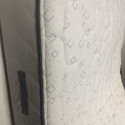 Queen size pillow top mattress with box springs. Must go this week. $200