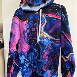 Psychedelic Long Sleeve Hoodie 