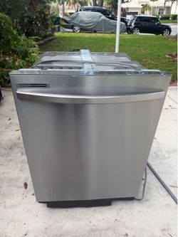New Samsung stainless steel dishwasher