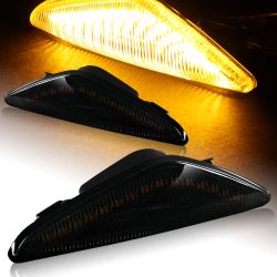 For BMW F25 X3 E70 X5 X6 Smoke Lens Amber LED Turn Signal Side Marker Light Lamp -(4-PZ068-2Y