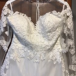 Wedding Dress Beautiful Size 10-12