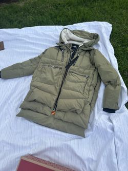 ORLAY PARKA GREEN WOMENS SIZE S