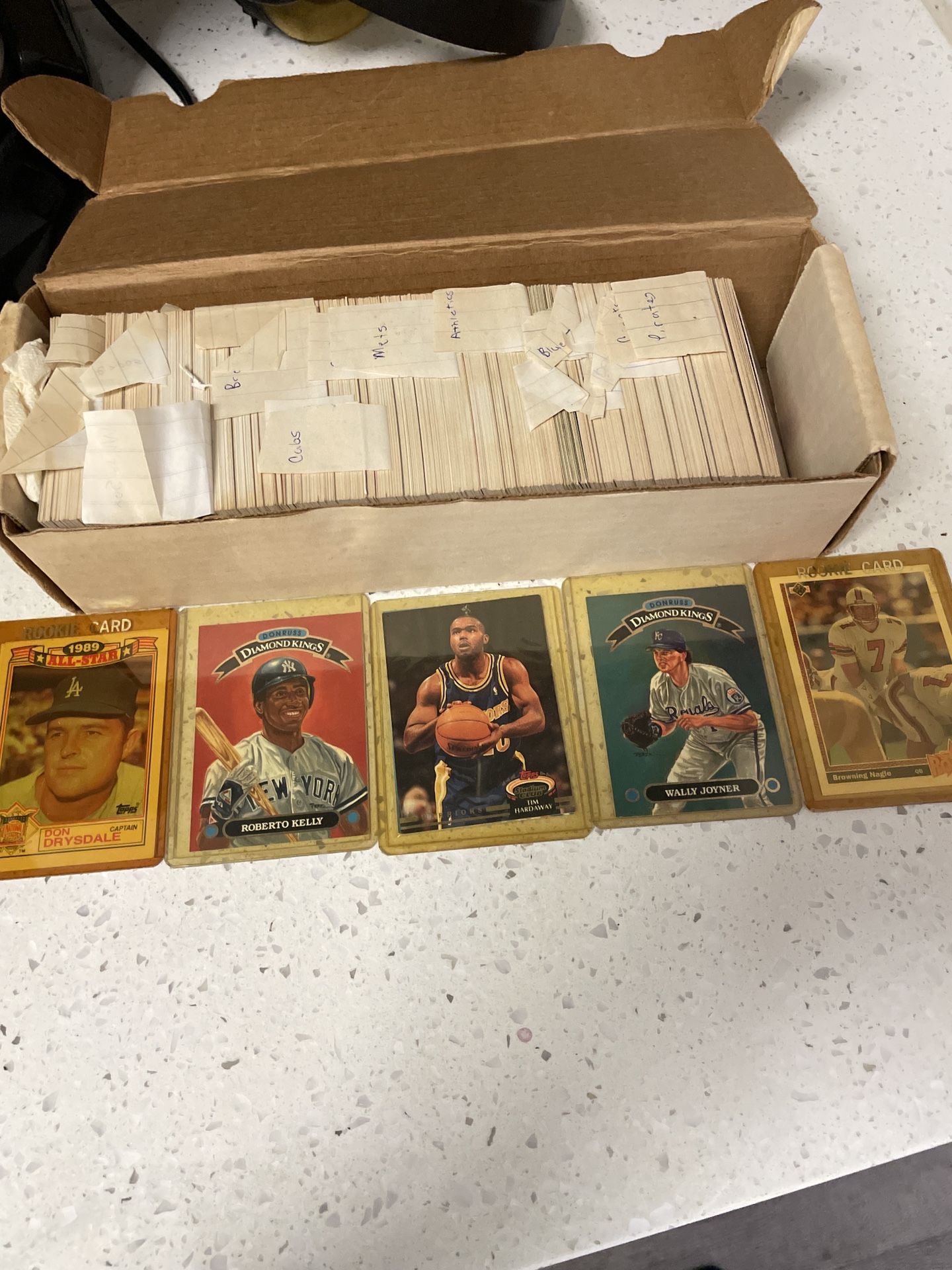 Huge Vintage Sports Card Collection - Baseball, Basketball, & More