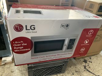LG over the range microwave in stainless steel new in box