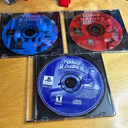 PlayStation 1 / PS1 - Tomb Raider Games