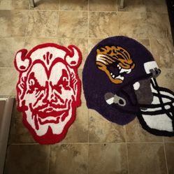 Custom Rugs For Sale! I just do 1 size now the big 3 feet by 3 feet rugs for 70$ but if u buy 3 u get all 3 for 170$ If i have to ship its 10$ extra b
