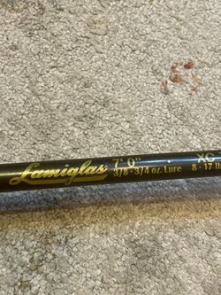 Lamiglas 7’ Fishing Rod & Vintage Abu Garcia Reel