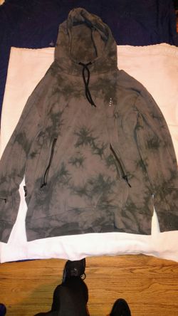 Gray athletic women's hoodie