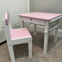 Kids Drawing / Craft Table with Chair