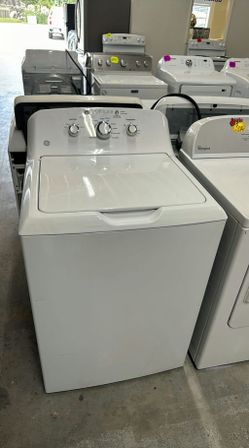 GE Top Load Washer White - High Efficiency Quiet Operation
