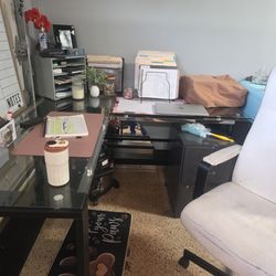 Glass Desk