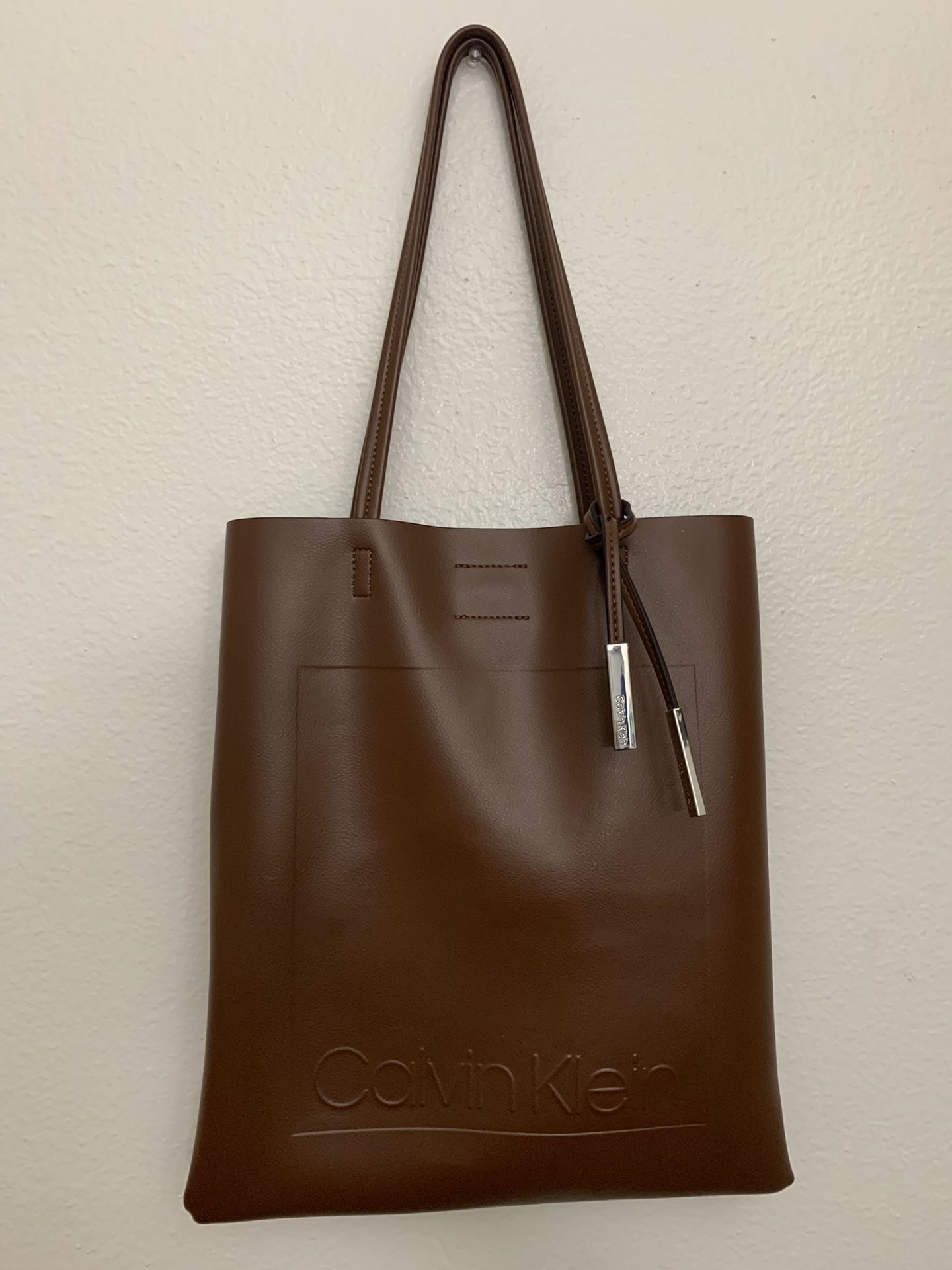 Calvin Klein tote bag in brown