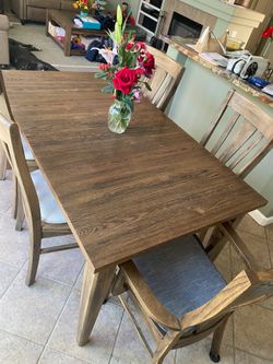 Table and chairs