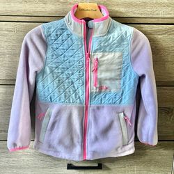Girls Eddie Bauer quilted fleece jacket