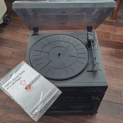 Vtg Panasonic Turntable Tape/Cassette Player Am/Fm Stereo System