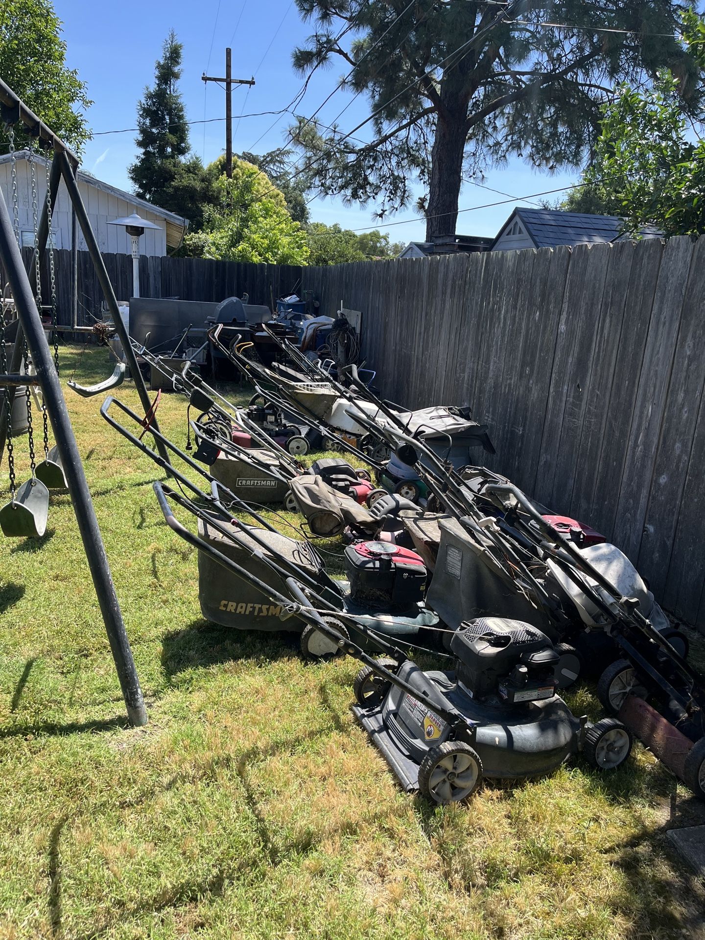 Back yard sale all items