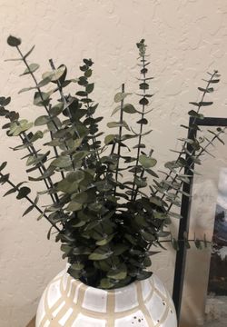 Faux greenery