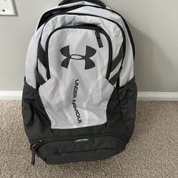 Brand New Under Armour Hustle Backpack (white)