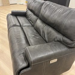 Leather couch