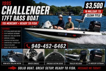 Bass Boat- Ready for the water!