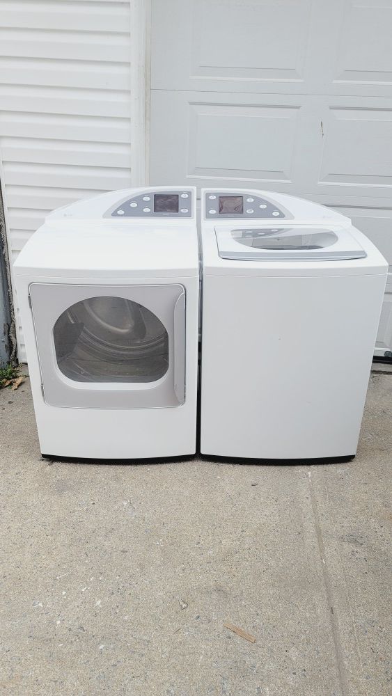 GE profile washer and gas dryer