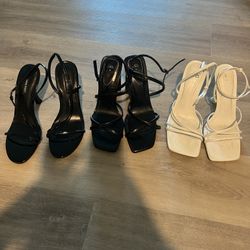 3 Pairs of High Heels 