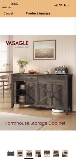VASAGLE LIRY Collection - Buffet Cabinet,