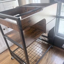 Rolling File Bin - Great For Home Office