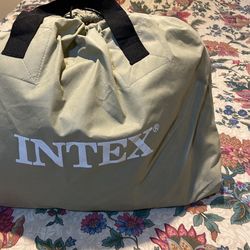 Intex Mattress  In The Frame And Original Bag