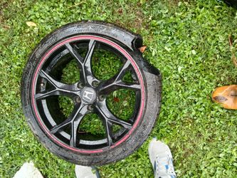 Honda 18 Inch Type R Civic Aliminum Alloy,also Acura Model If You Change the Center Hub
