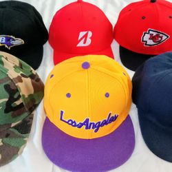 Snap Back Hats For 10.00 Each Or All For 60.00