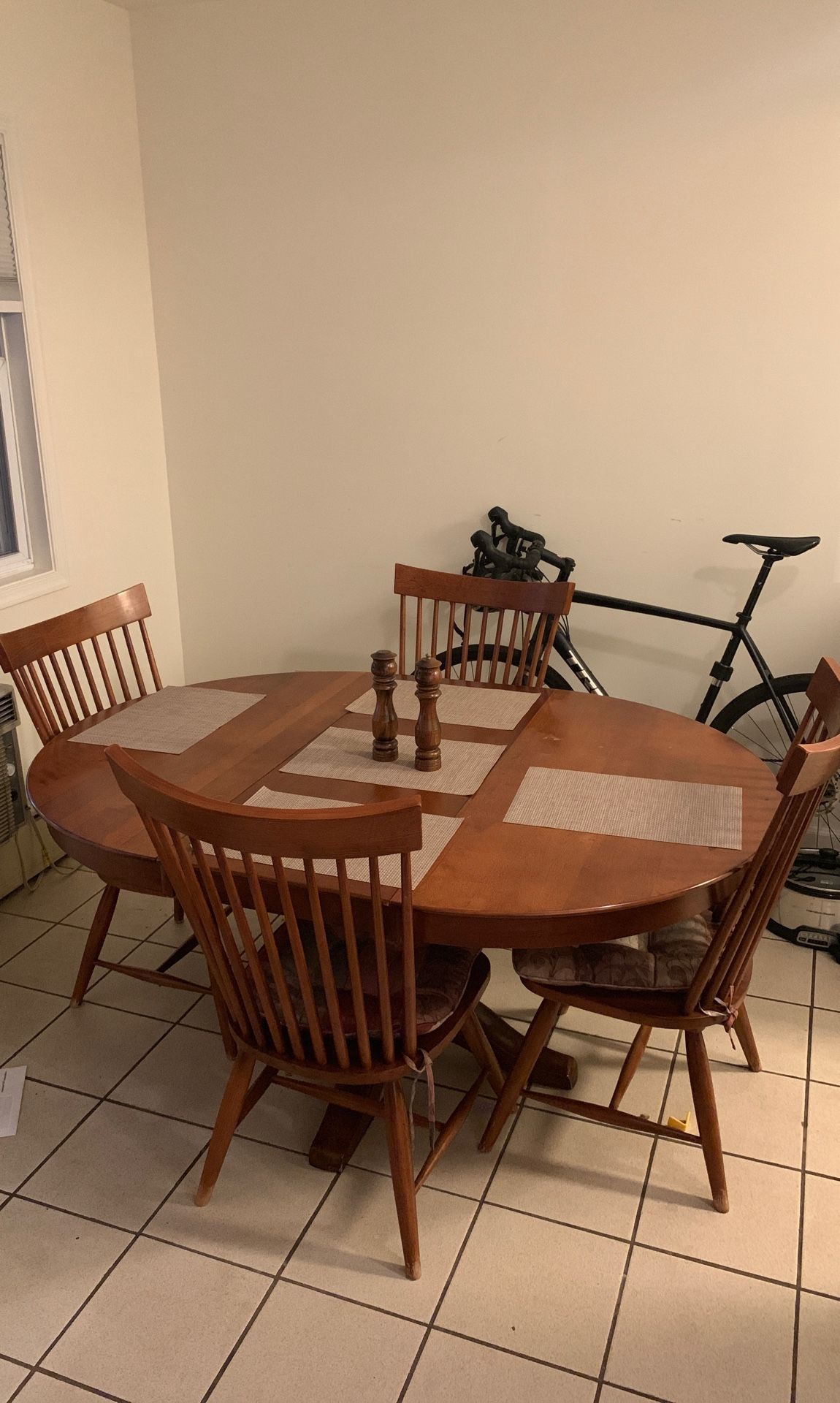 Wooden Kitchen Table with Chairs