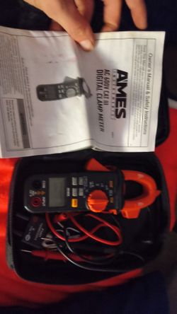 Ames Instruments AC 600V CAT III Digital Clamp Meter
